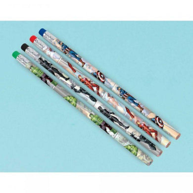 8 Pack Marvel Avengers Powers Unite Pencils - The Base Warehouse