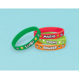 Load image into Gallery viewer, 6 Pack Super Mario Brothers Rubber Bracelets
