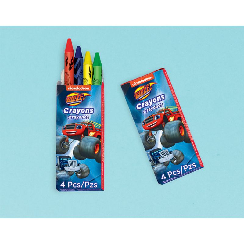 12 Pack Blaze Mini Crayon Favor