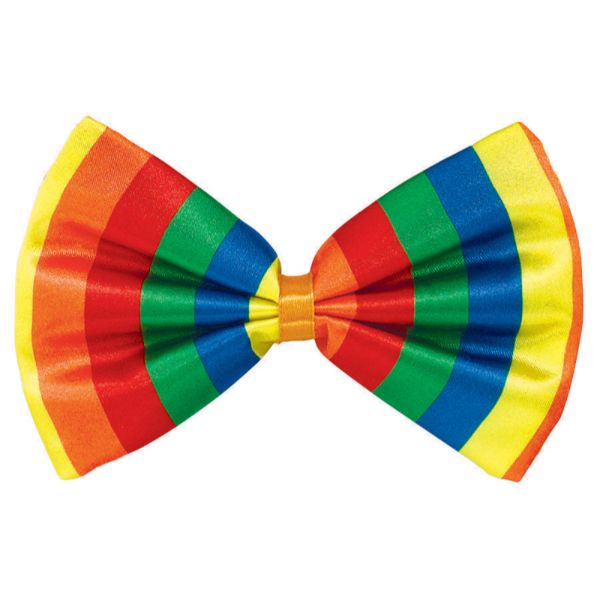 Rainbow Bowtie - 8cm x 15cm