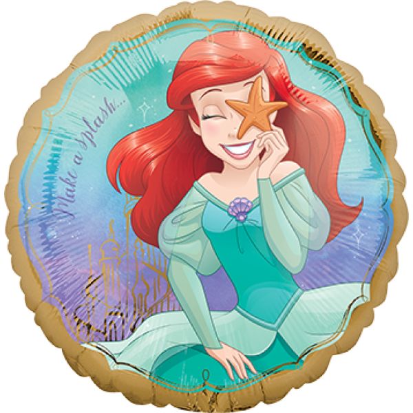 Ariel Mermaid Once Upon A Time Foil Balloon - 45cm