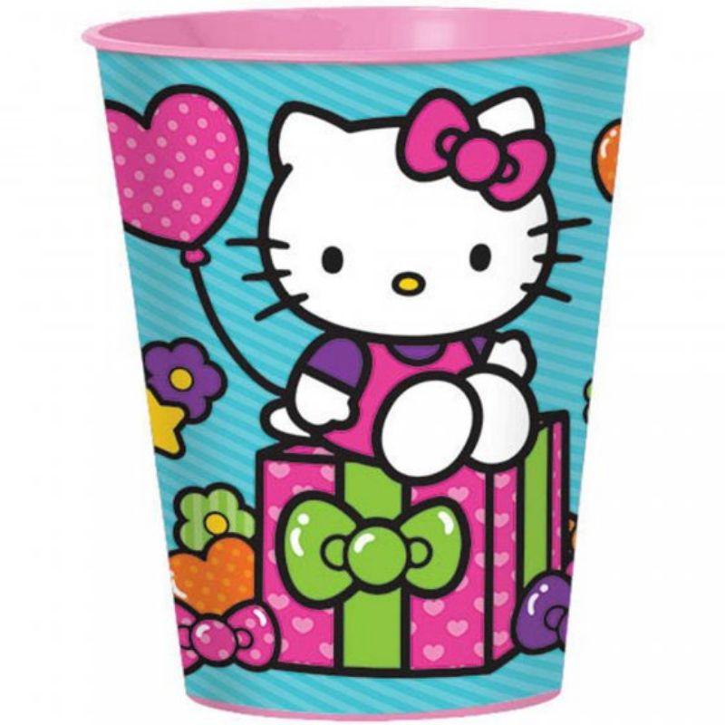 Hello Kitty Rainbow Plastic Favor Cup - 473ml