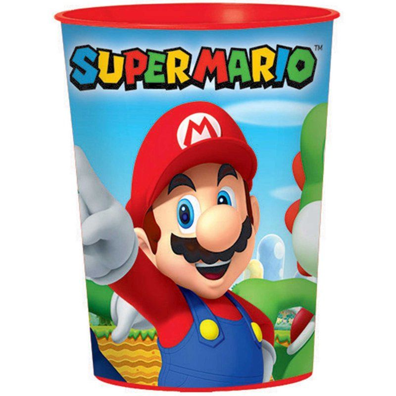Super Mario Brothers Plastic Favor Cup - 473ml