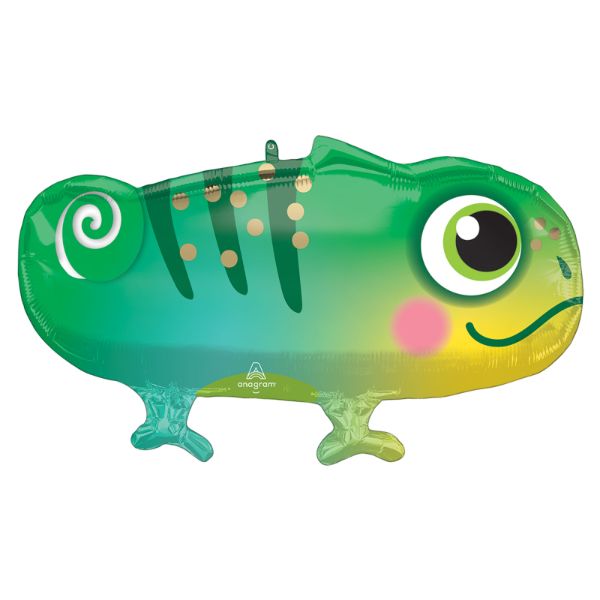 Standard Shape Chameleon Foil Balloon - 55cm x 33cm