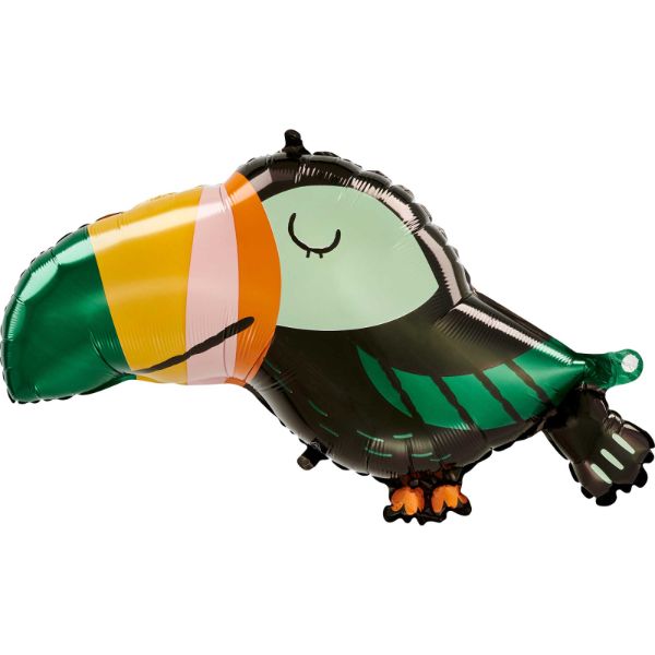 Standard Shape Get Wild Toucan Foil Balloon - 68cm x 38cm