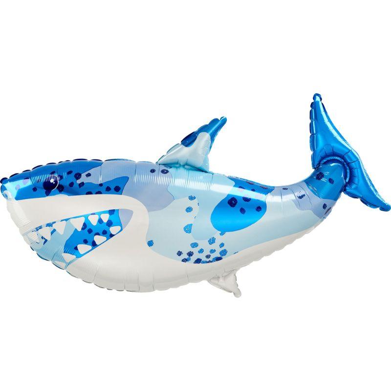 SuperShape XL Shark Foil Balloon - 96cm x 45cm