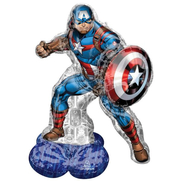 Marvel Avengers Captain America Airloonz - 93cm x 147cm