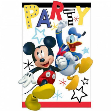 8 Pack Mickey on the Go Postcard Invitations - 11cm - The Base Warehouse