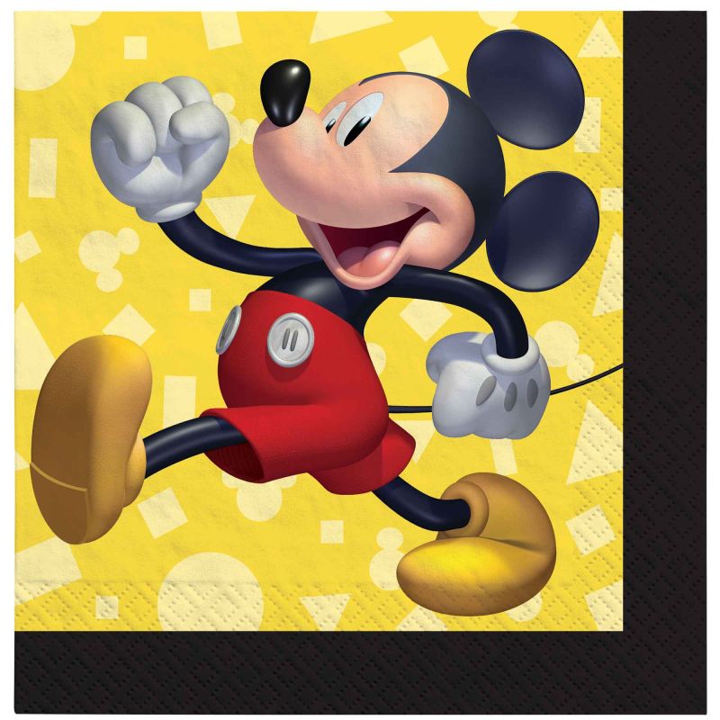 16 Pack Mickey Mouse Forever Beverage Napkins
