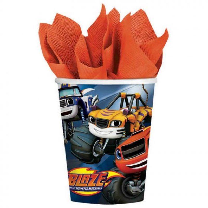 8 Pack Blaze Paper Cups - 266ml - The Base Warehouse