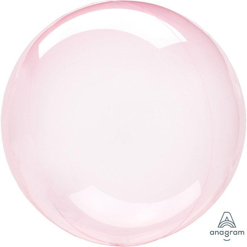 Crystal Clearz Petite Dark Pink Round Balloon - 30cm