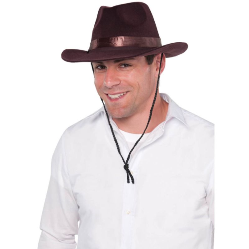 Western Flocked Cowboy Hat Bro