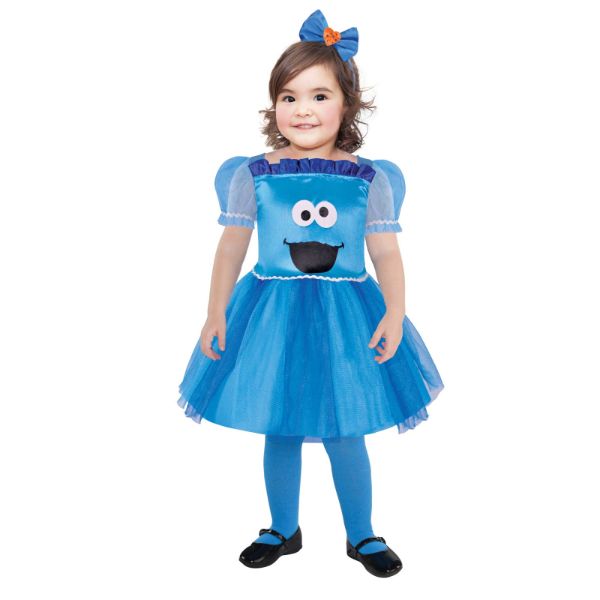 Cookie Monster Girls Dress Costume - 18 - 24 Months