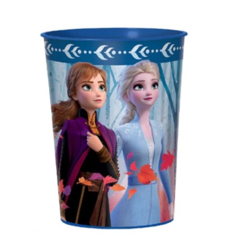 3 Pack Frozen 2 Metallic Plastic Favor Cups - 473ml