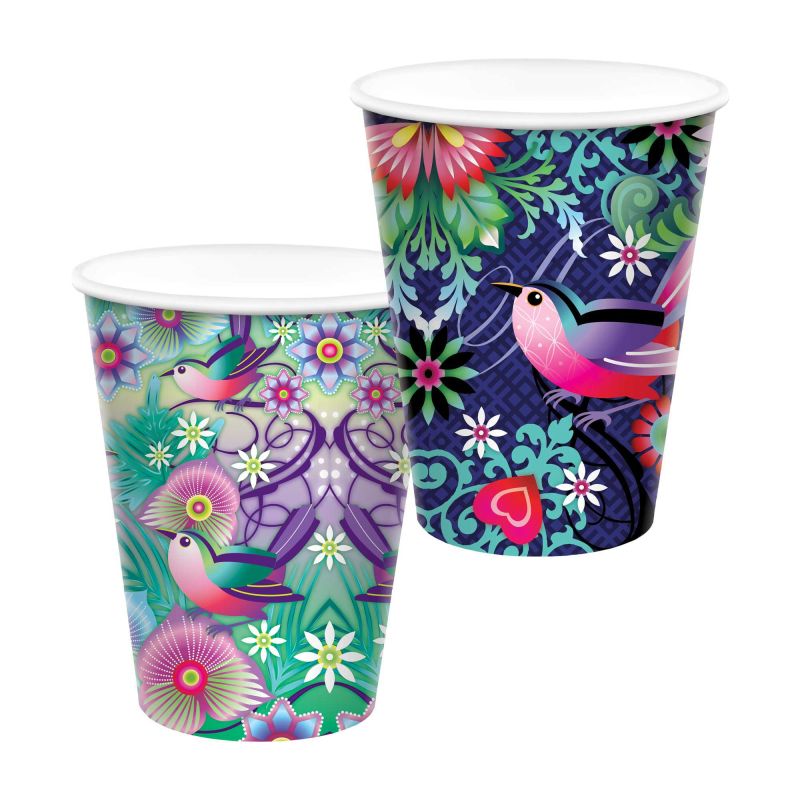 8 Pack Catalina Paper Cups - 266ml