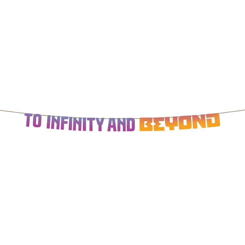 Buzz Lightyear To Infinity And Beyond Letter Banner - 19cm x 3m