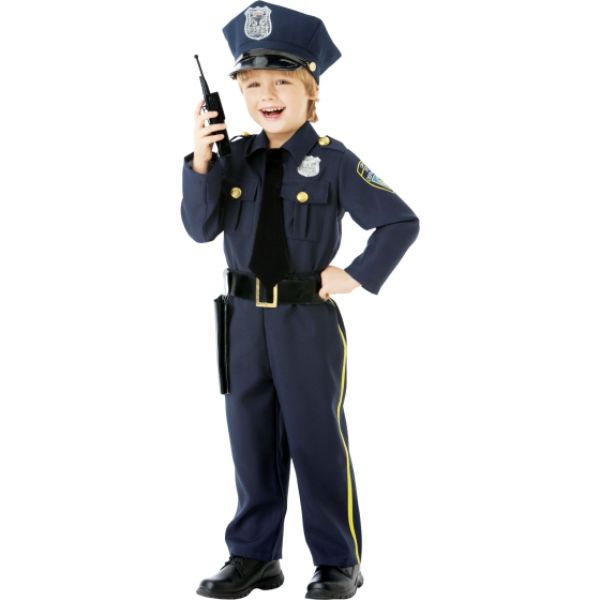Boys Police Officer Costume - (8 - 10 Years)