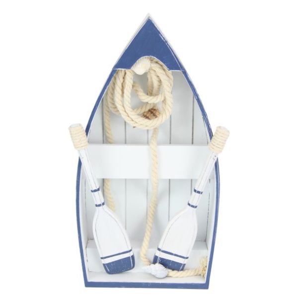 MDF Boat with Oars - 33cm
