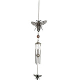 Load image into Gallery viewer, Silver Bumble Bee Wind Chime
