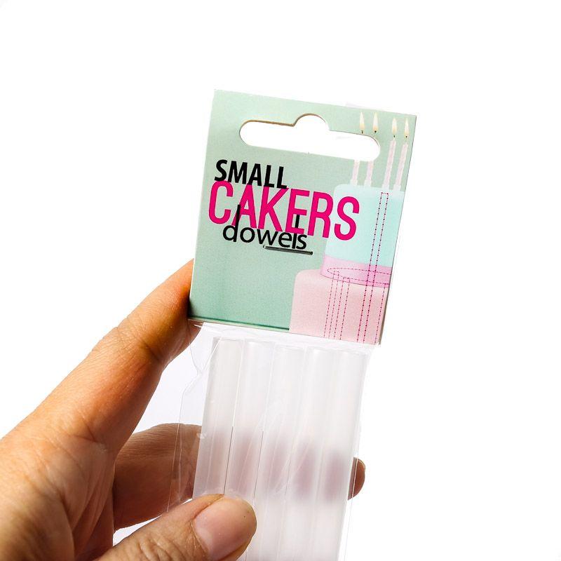 5 Pack Small Opaque Cakers Dowels - 30cm x 0.8cm