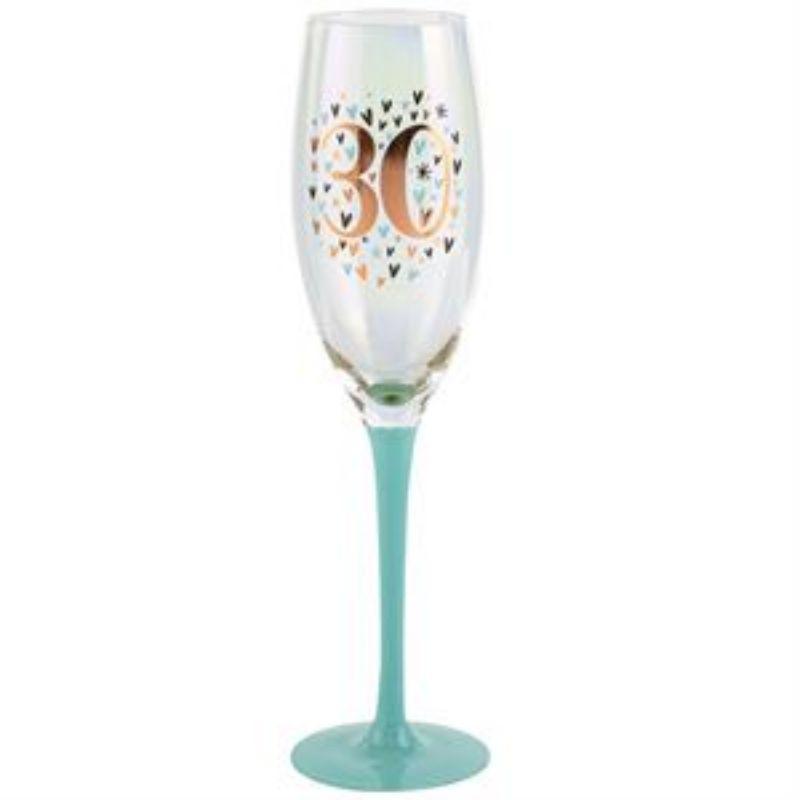 30 Rainbow Pastel/Gold Champagne Glass - 150ml