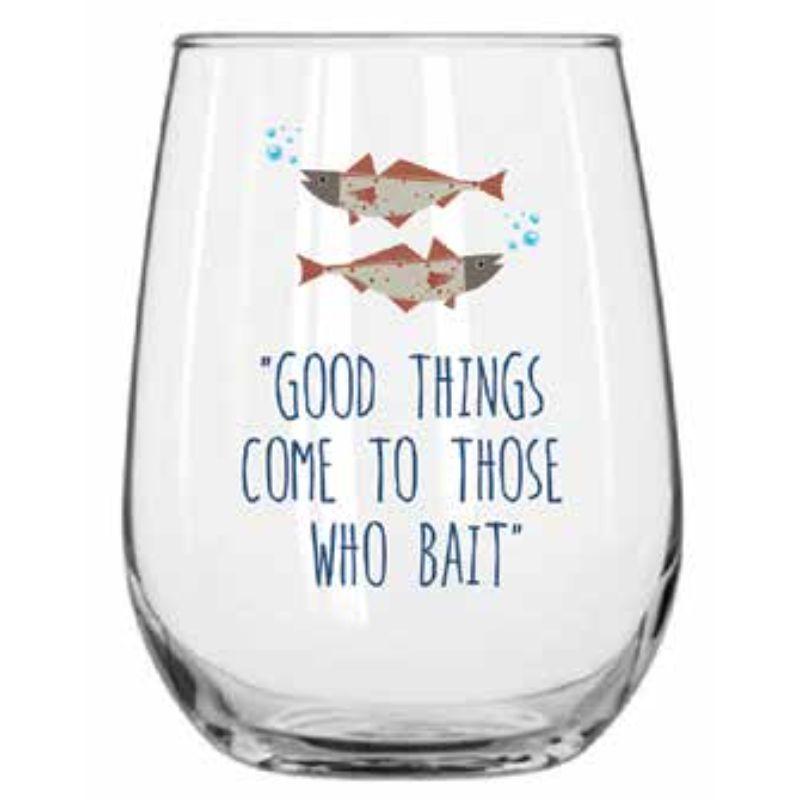Good Things Come To Those Stemless Glass - 600ml