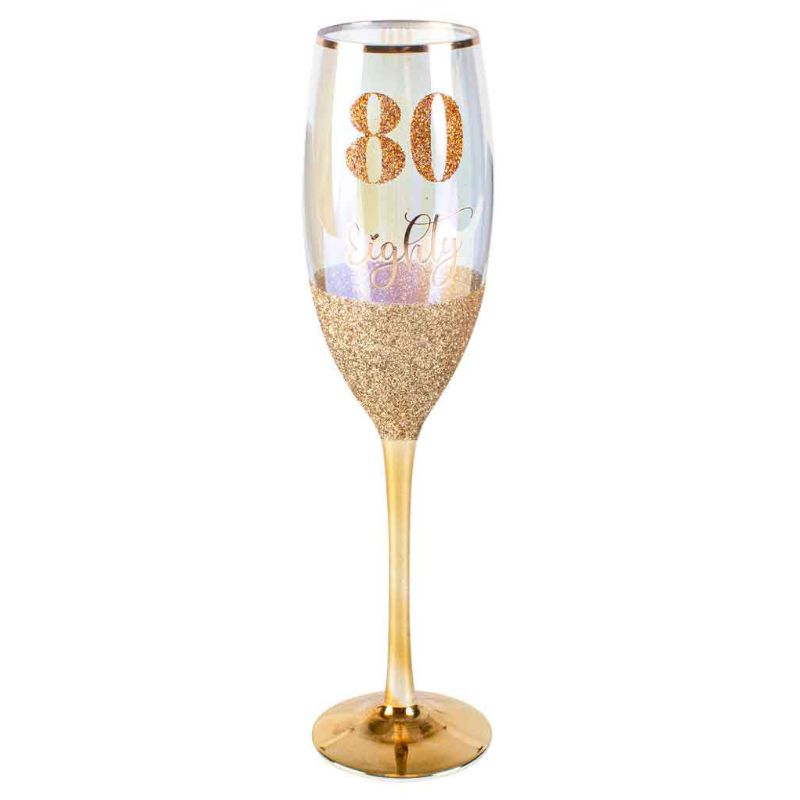 80 Pink Glitterati Champagne Glass - 150ml