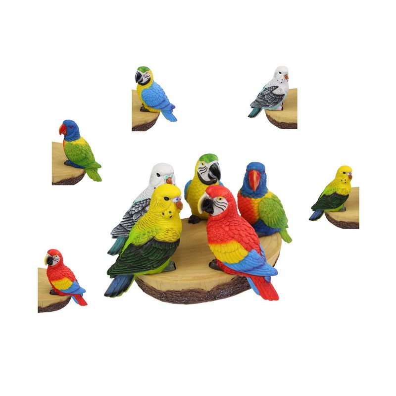 Budgie / Parrot / Lorikeet Shelf Sitter Bird - 17cm