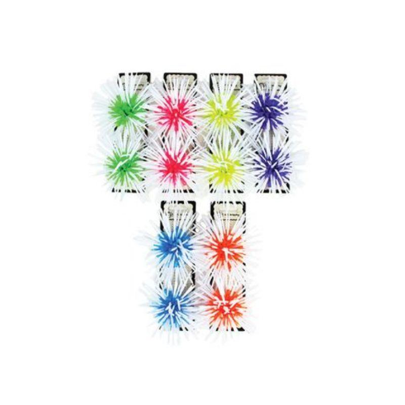 2 Pack Neon Spikey Flowers - 13cm