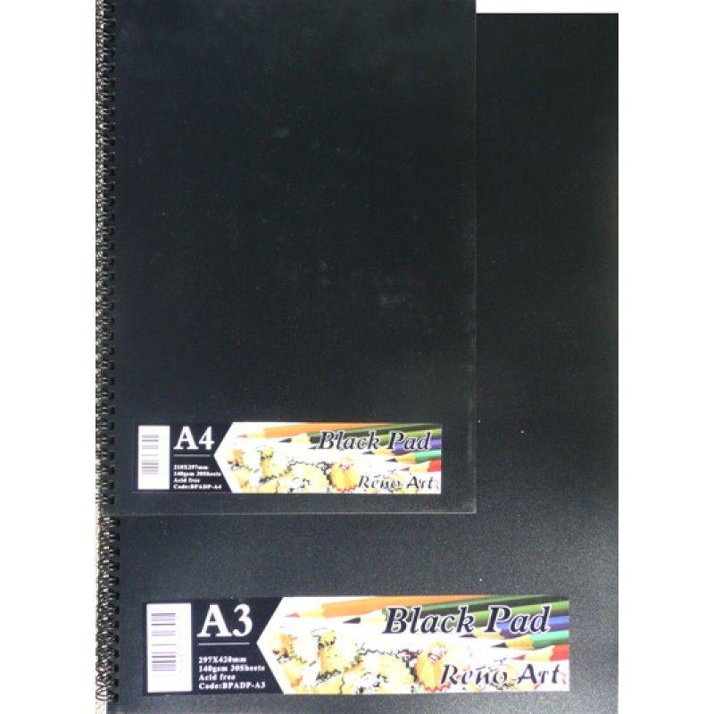 Premium Black Pad A3 140gsm