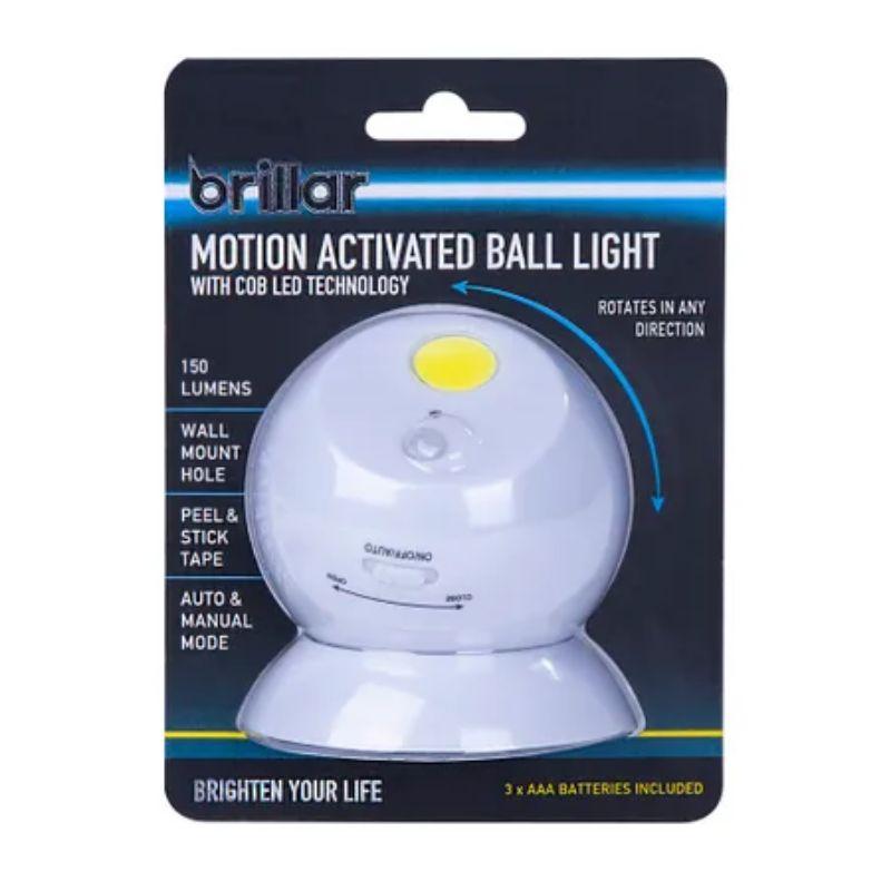 COB LED Motion Activated Swivel Ball Light