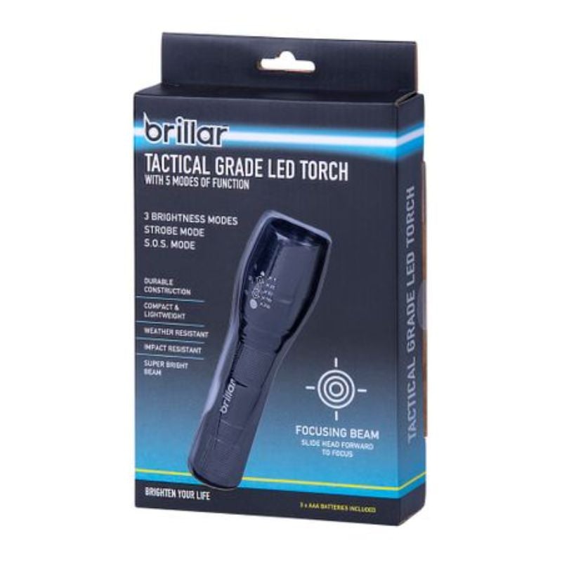 Tactical Grade LED Torch with 5 modes