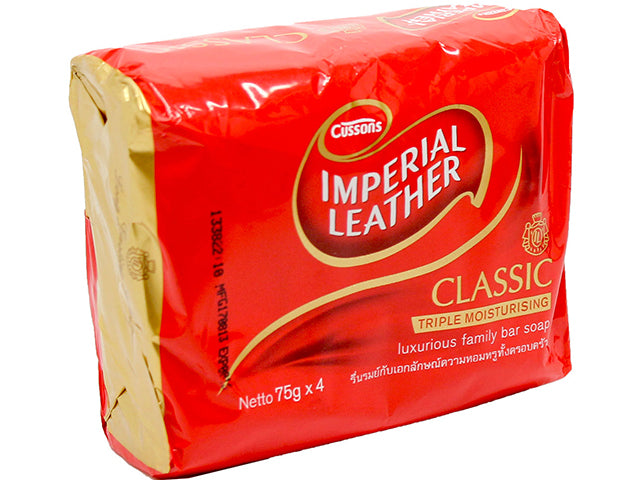 4 Pack Imperial Leather Classic Soap Bar - 75g