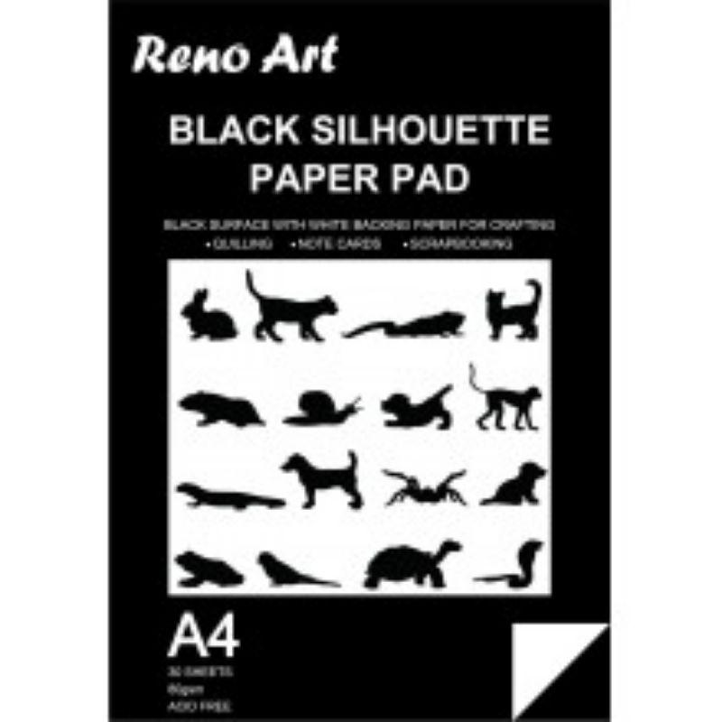 A4 Silhouette Paper Pad - 30 Sheets
