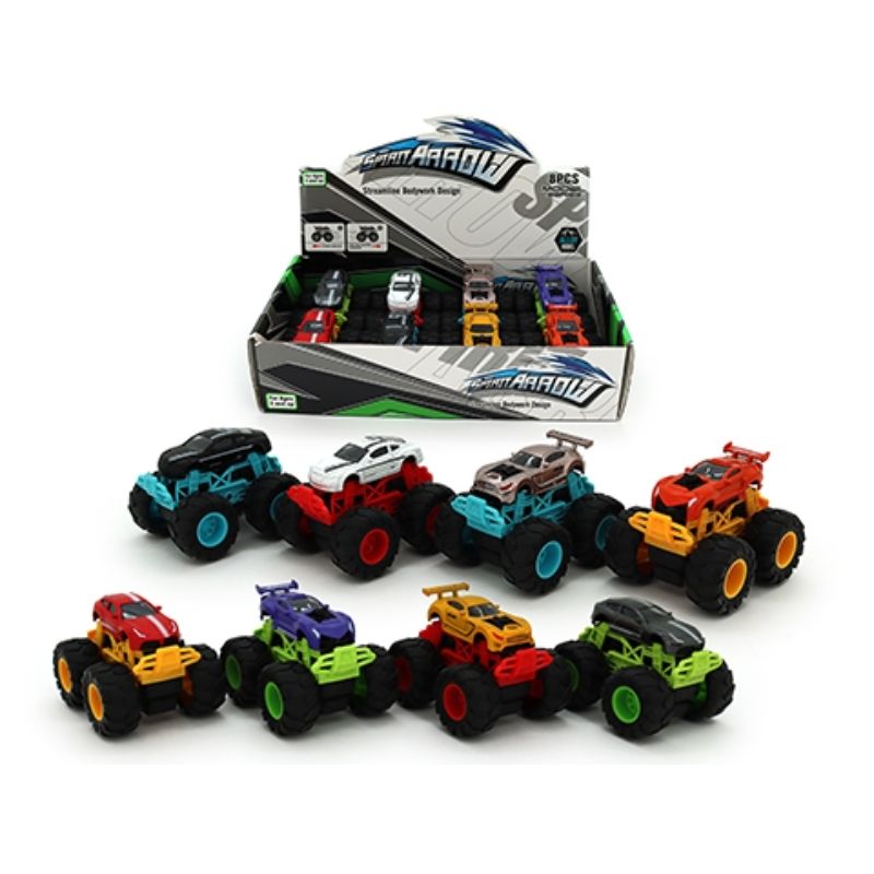 Die Cast Pullback Monster Car - 9cm