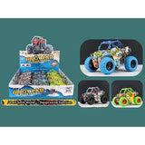 Load image into Gallery viewer, Die Cast Pullback Big Coloured Wheel Off Roader Car Toy
