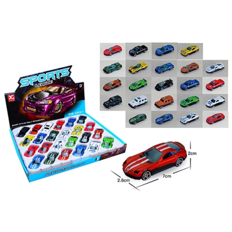Die Cast Freewheel League Car Racer Toy - 7cm