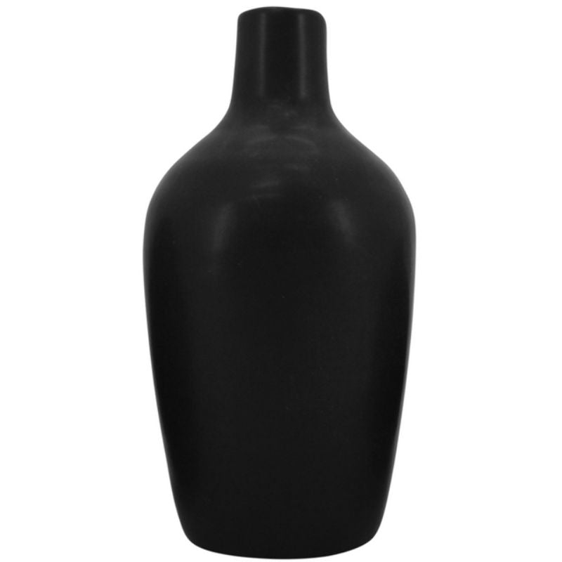 Matte Black Bud Vase - 9cm x 18cm