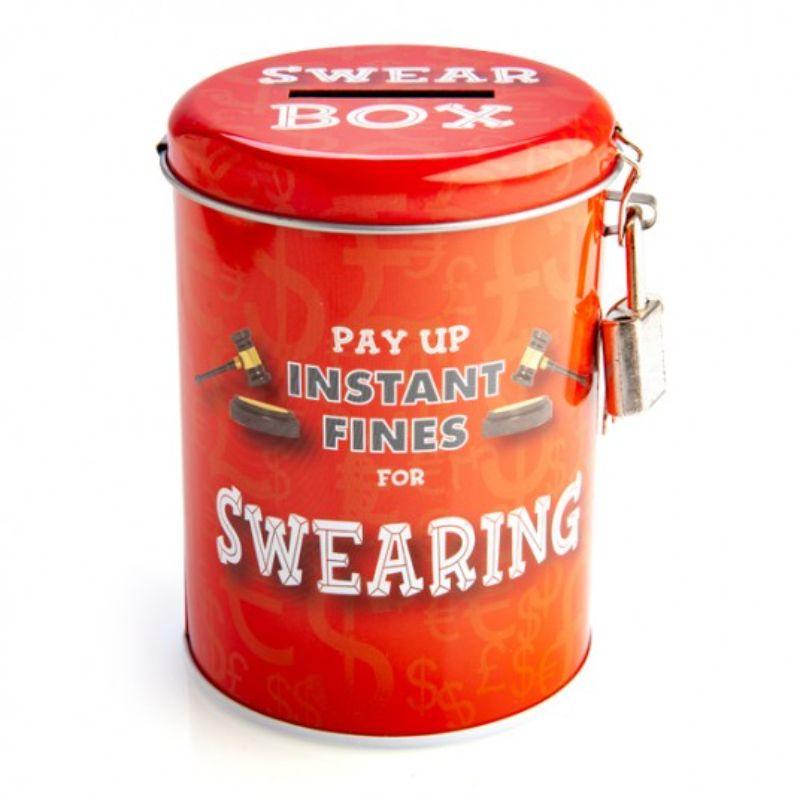 Swearing Fines Money Tin - 11cm