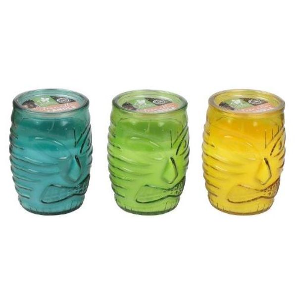 Citro Candle Glass Tiki - 9cm x 11cm