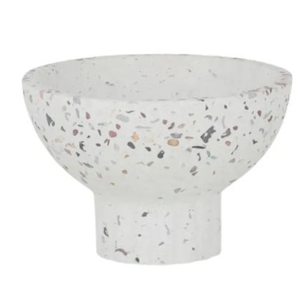 Multi Fingal Terrazzo Foot Bowl - 15cm x 10cm