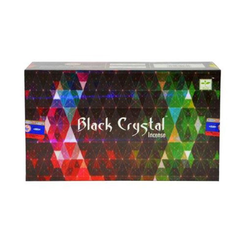 Satya Black Crystal Incense Sticks - 15g