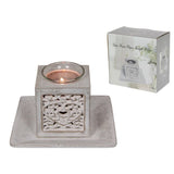 Load image into Gallery viewer, Decor Heart Filigree Tealight Holder in Gift Box - 15cm
