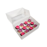 Load image into Gallery viewer, 12 Cavity Mini Cup Cake Box
