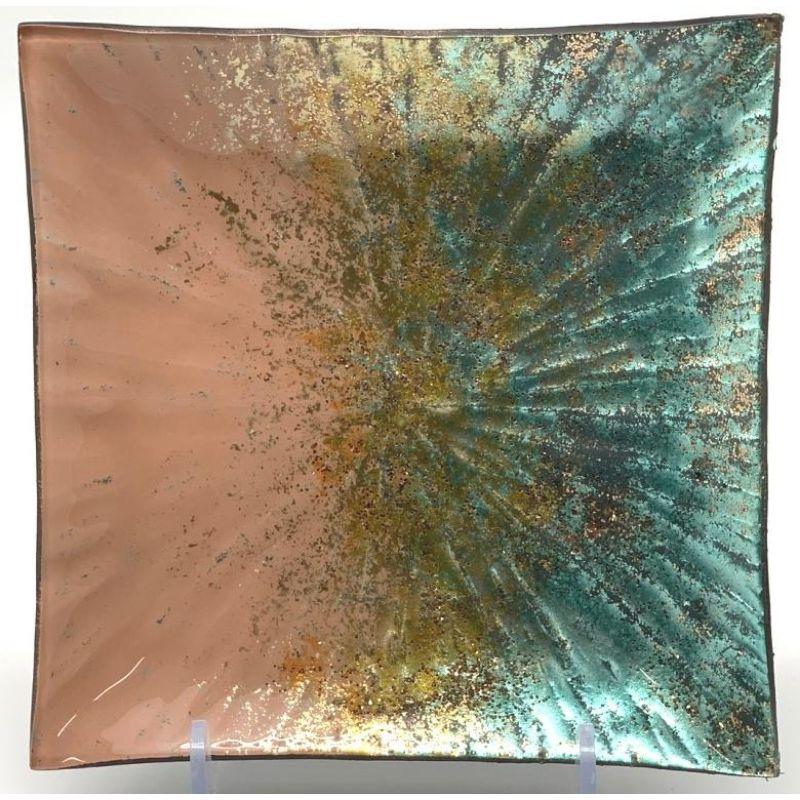 Tropicana Glass Plate - 19cm x 19cm