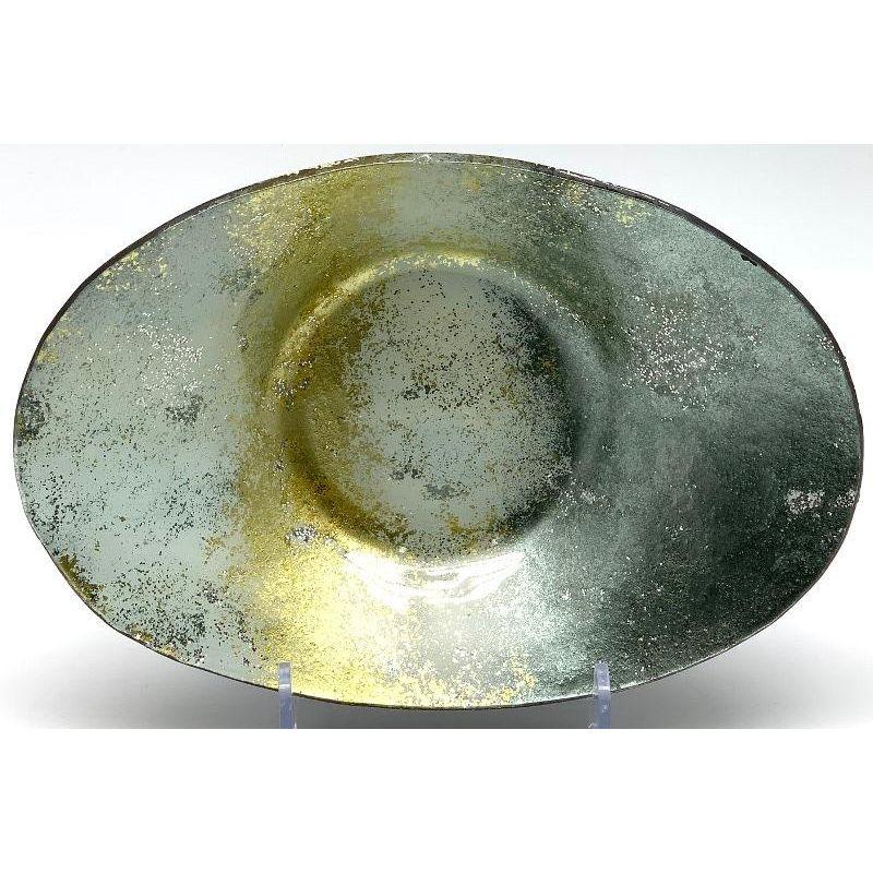 Silver Fire Glass Bowl - 9.5cm