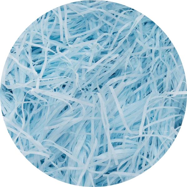 Pastel Blue Shredded Paper - 50g