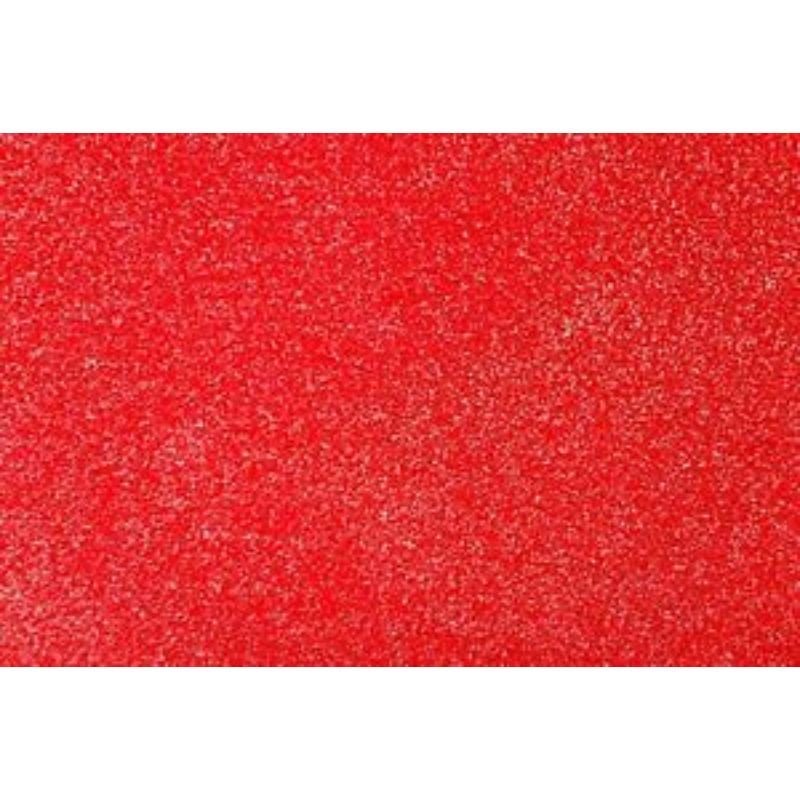 Red Glitter Sheet - 50cm x 70cm