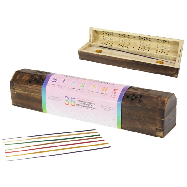 Sacred Chakra (in Pink Display) Wooden Incense