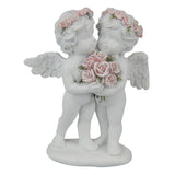 Load image into Gallery viewer, Standing Cherub Couple with Rose Band - 10cm

